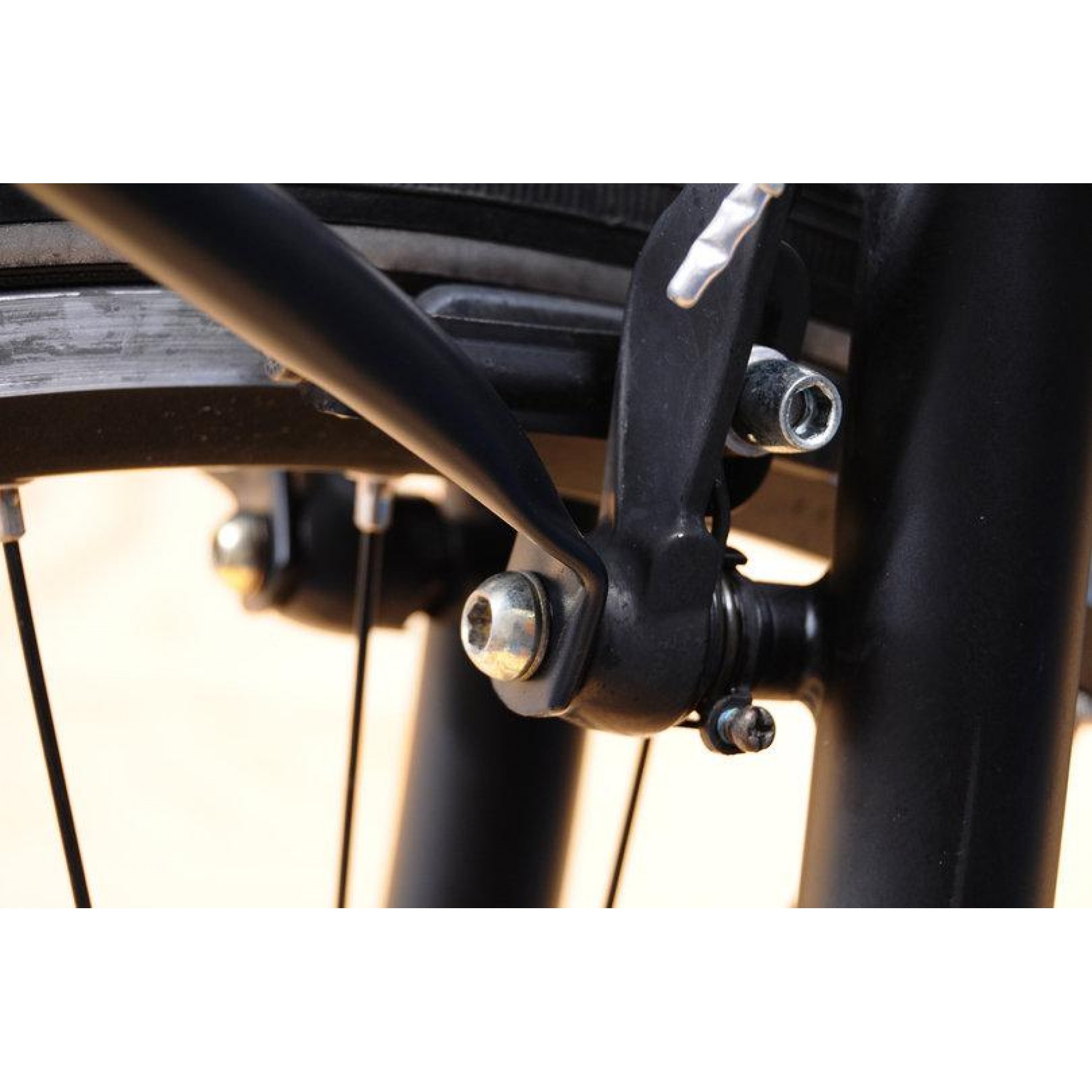 Front rack best sale brake mount